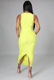 Lora Dress- Lime